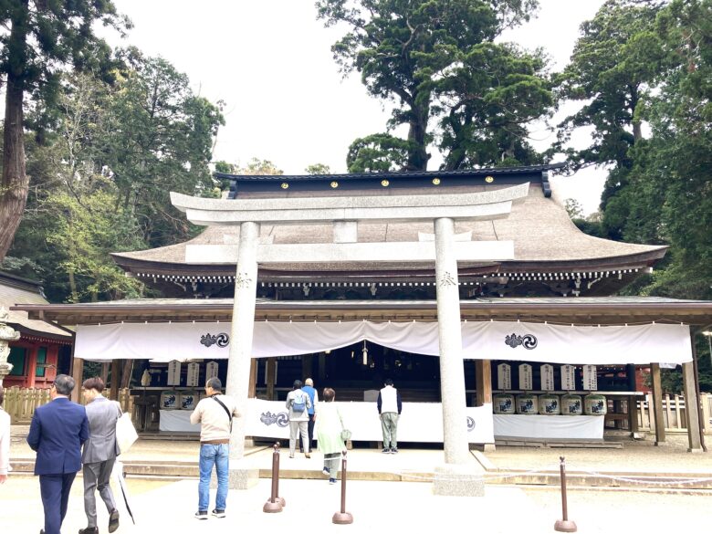 鹿島神宮 拝殿正面